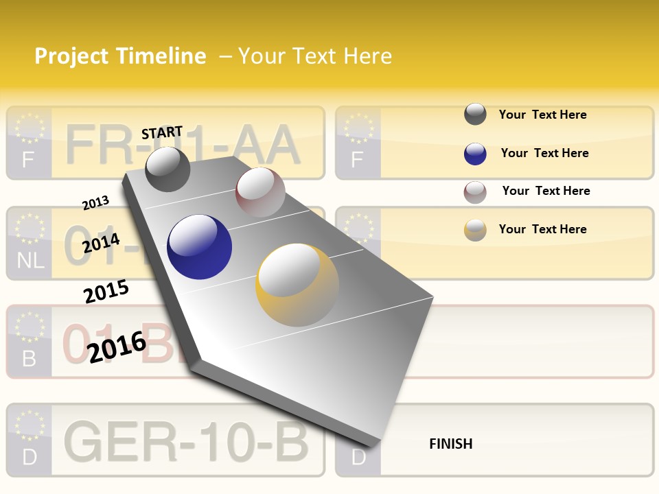 Germany License Traffic PowerPoint Template