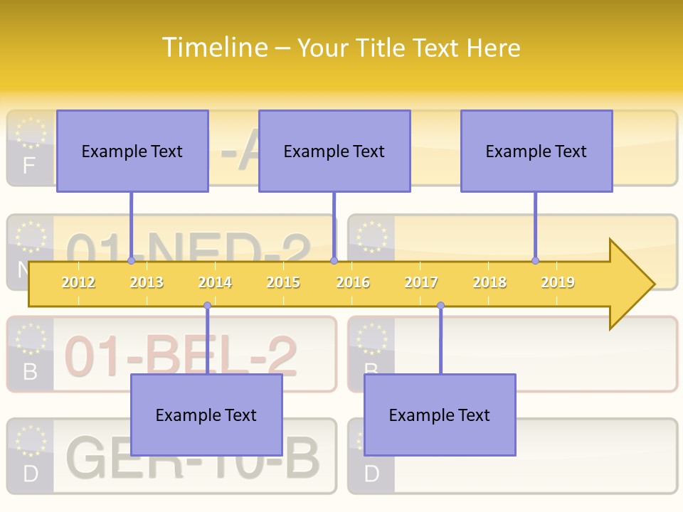 Germany License Traffic PowerPoint Template