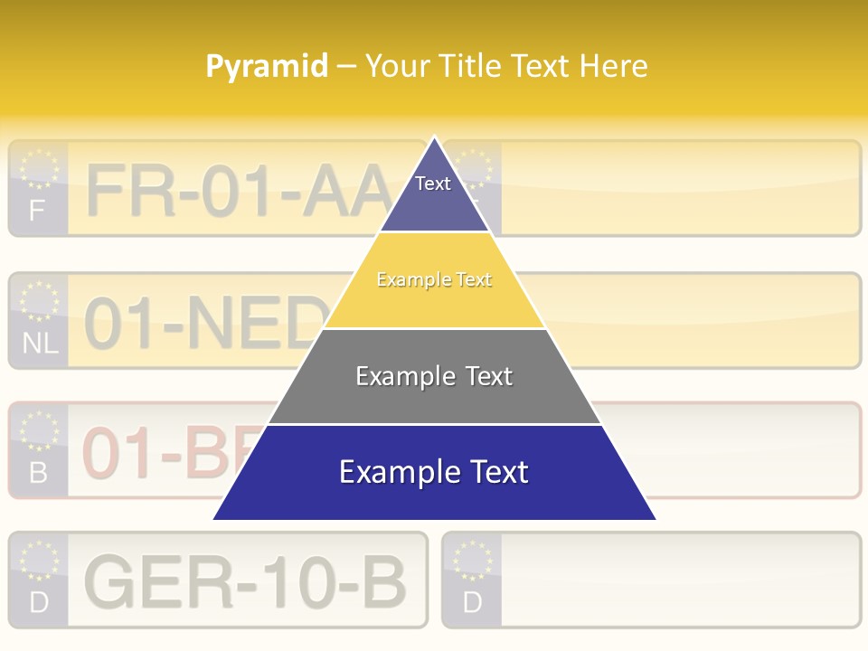 Germany License Traffic PowerPoint Template