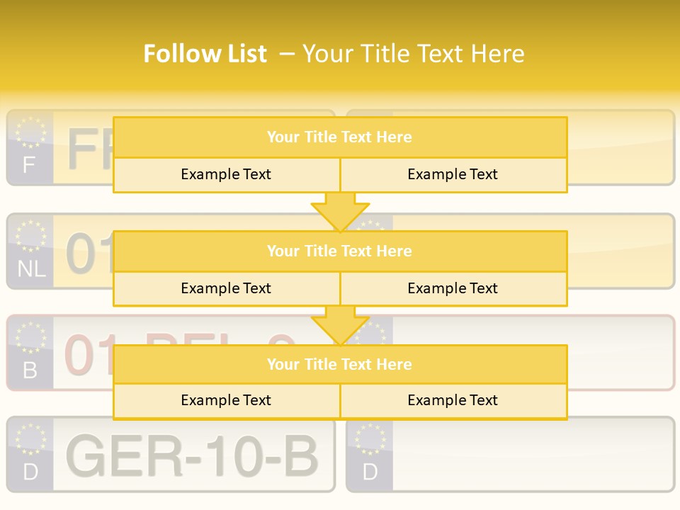 Germany License Traffic PowerPoint Template