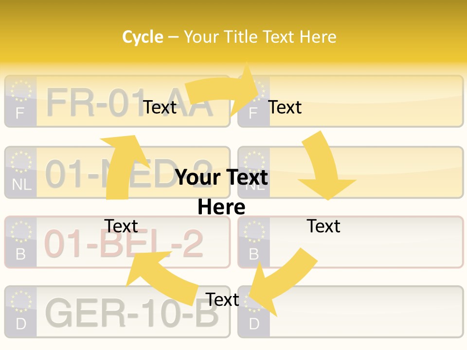 Germany License Traffic PowerPoint Template
