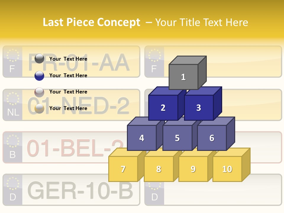 Germany License Traffic PowerPoint Template