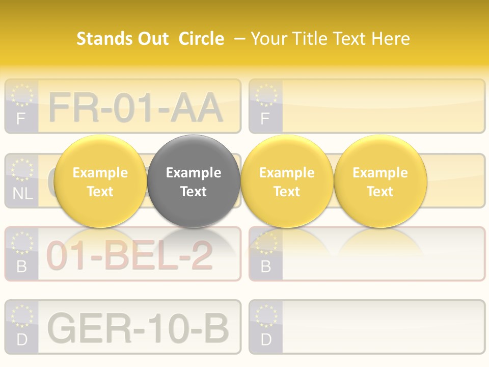 Germany License Traffic PowerPoint Template