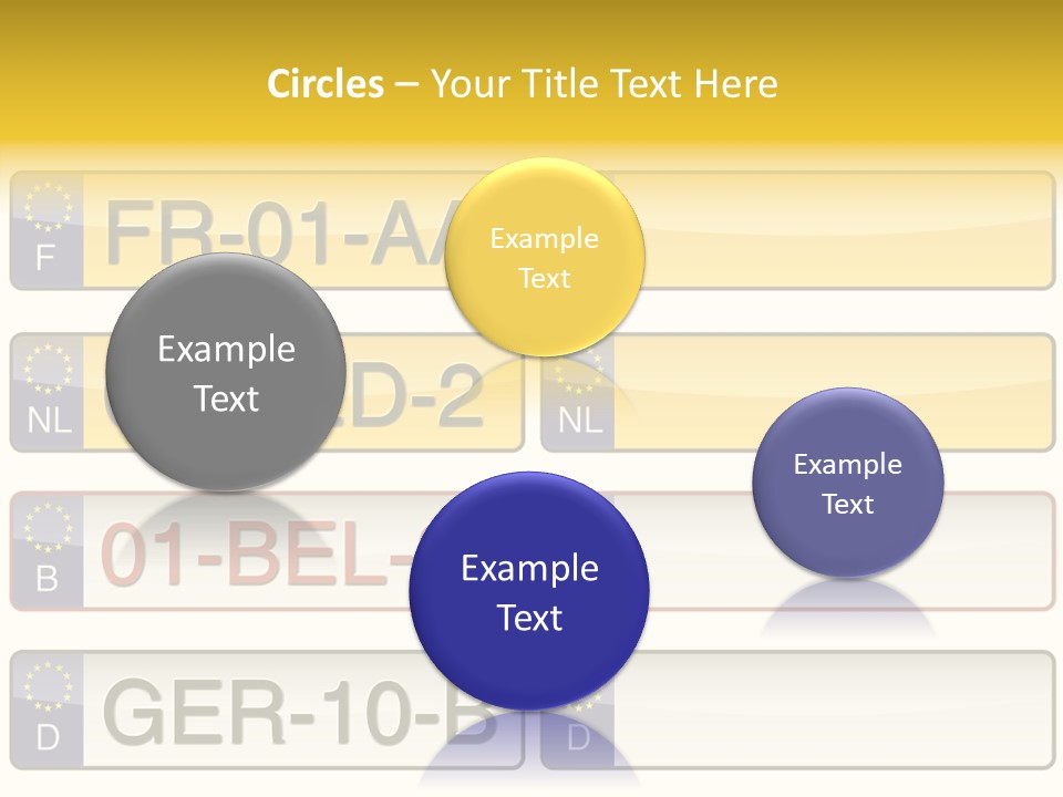 Germany License Traffic PowerPoint Template