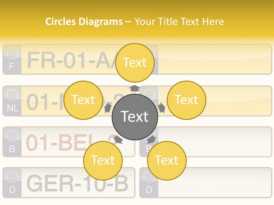 Germany License Traffic PowerPoint Template