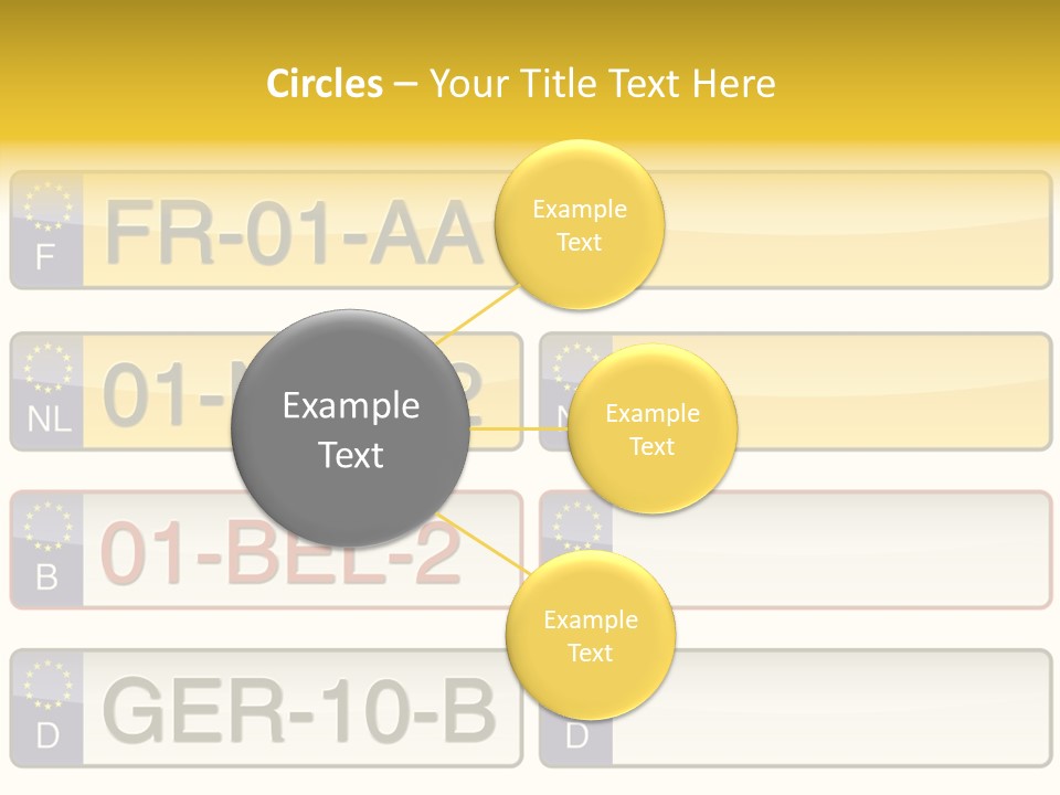 Germany License Traffic PowerPoint Template
