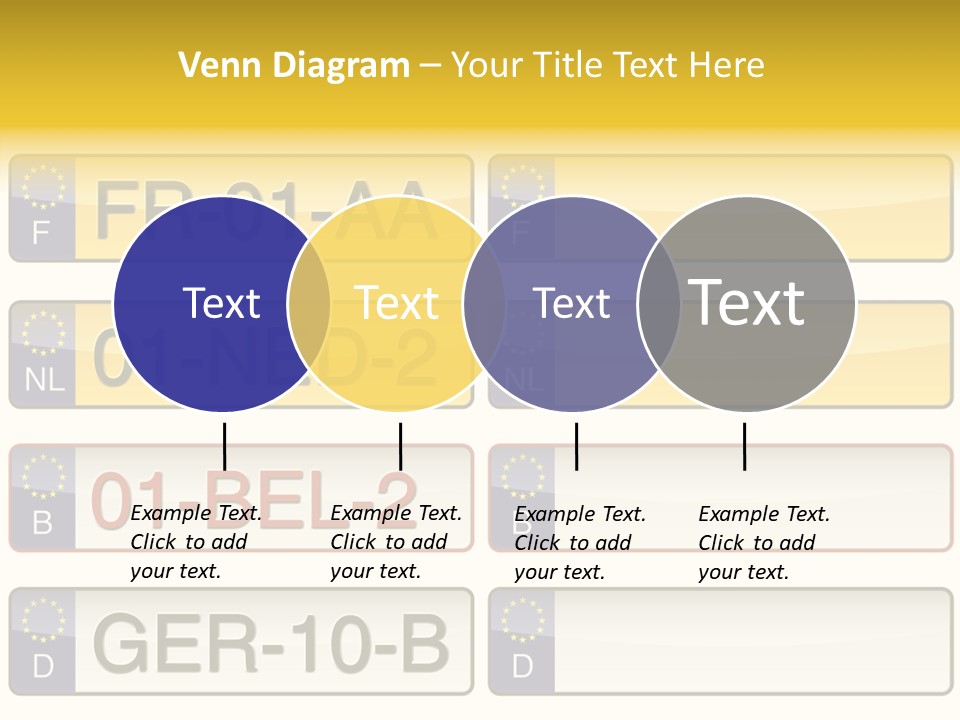 Germany License Traffic PowerPoint Template
