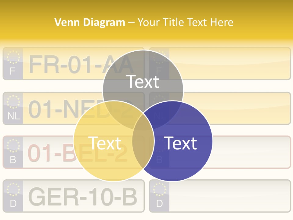 Germany License Traffic PowerPoint Template