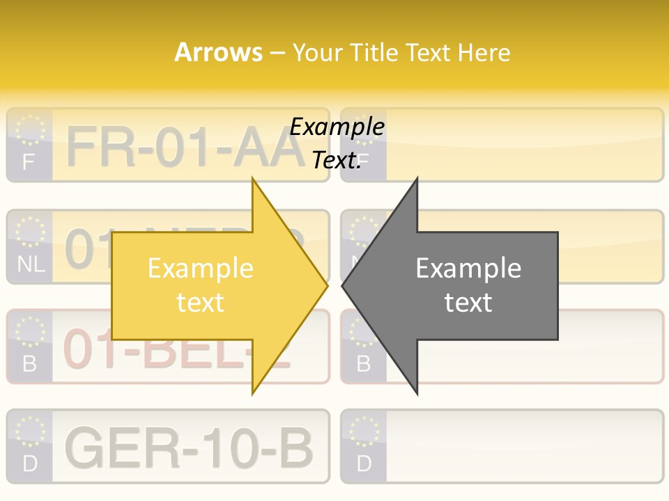Germany License Traffic PowerPoint Template