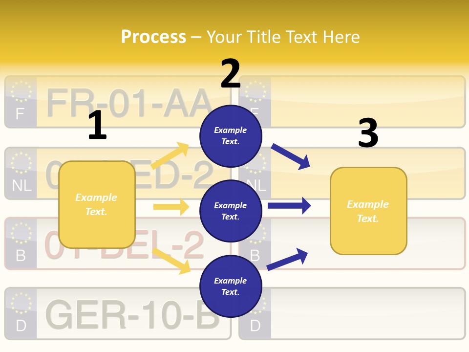 Germany License Traffic PowerPoint Template