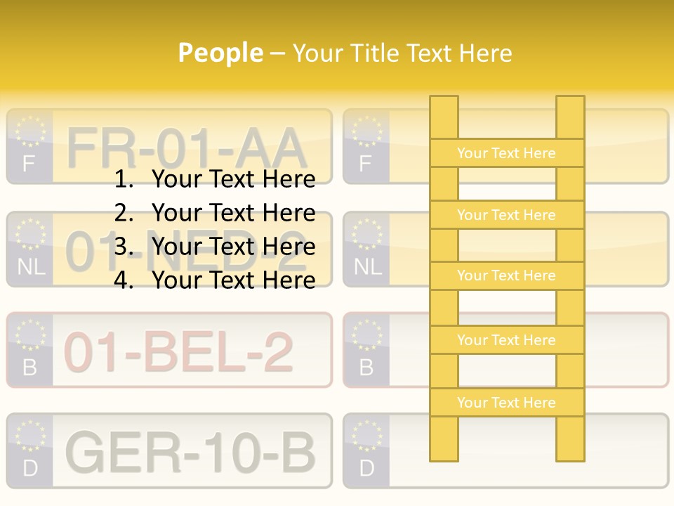 Germany License Traffic PowerPoint Template