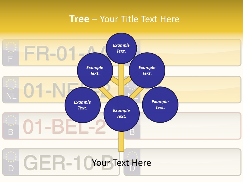 Germany License Traffic PowerPoint Template