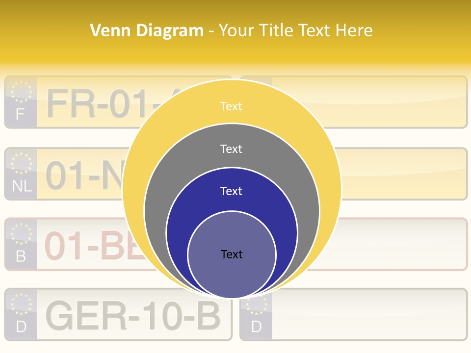 Germany License Traffic PowerPoint Template