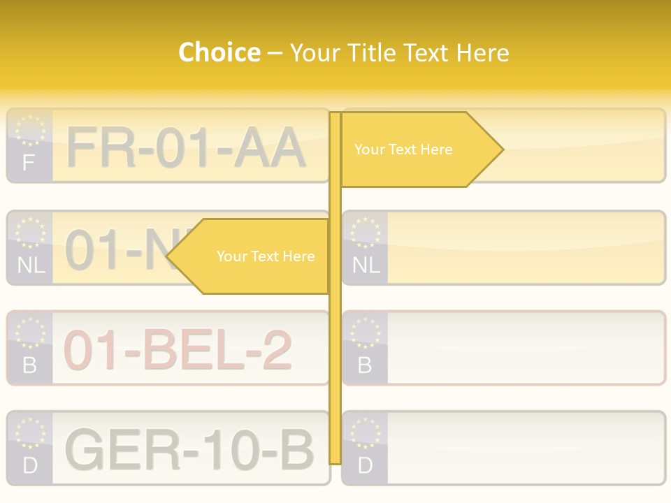 Germany License Traffic PowerPoint Template