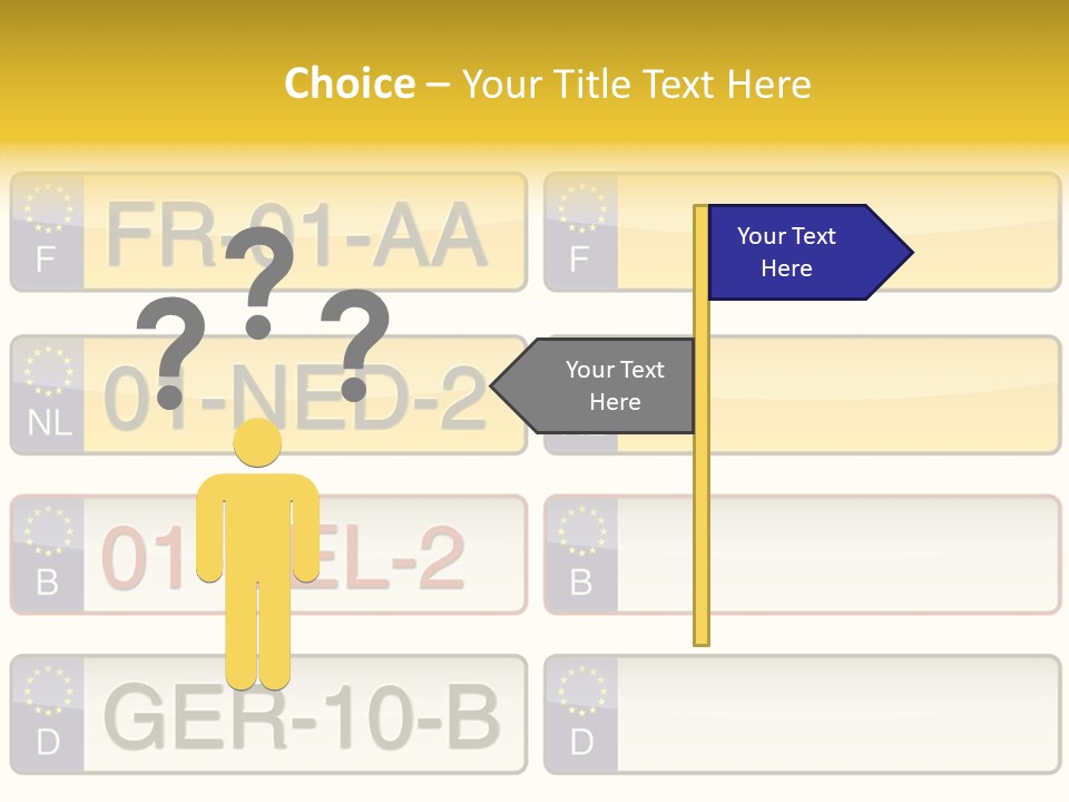 Germany License Traffic PowerPoint Template