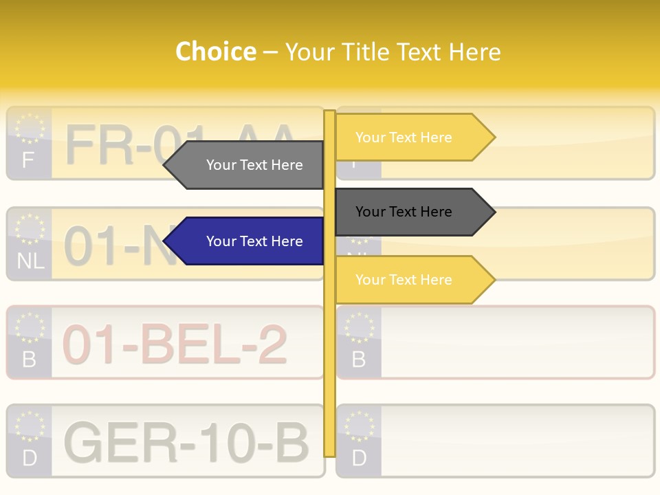 Germany License Traffic PowerPoint Template