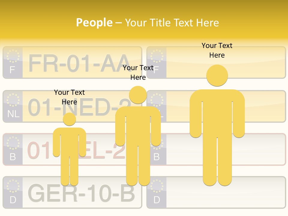 Germany License Traffic PowerPoint Template