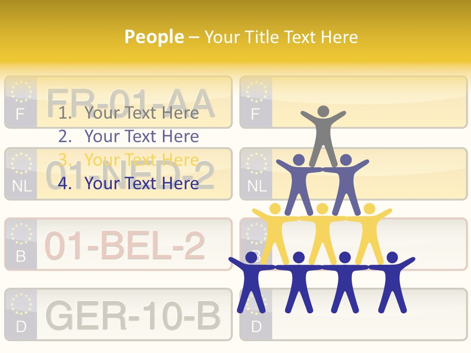 Germany License Traffic PowerPoint Template