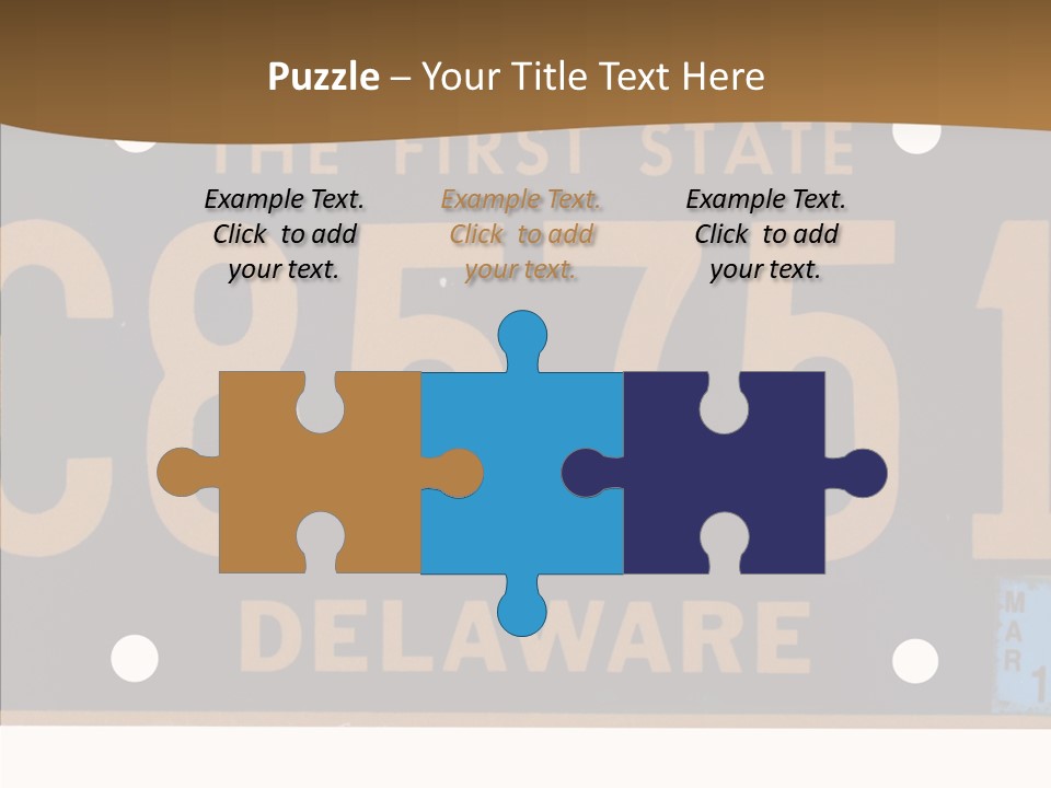 Truck Sign Number PowerPoint Template