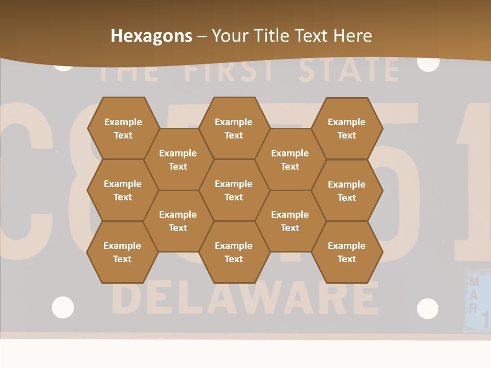 Truck Sign Number PowerPoint Template