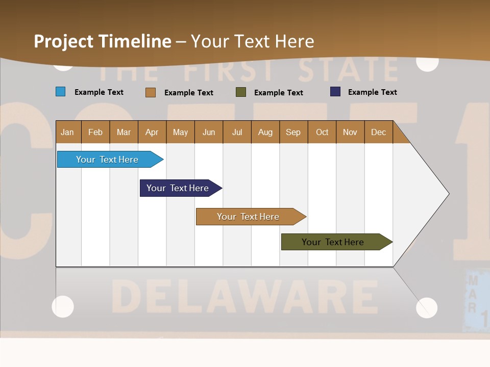 Truck Sign Number PowerPoint Template