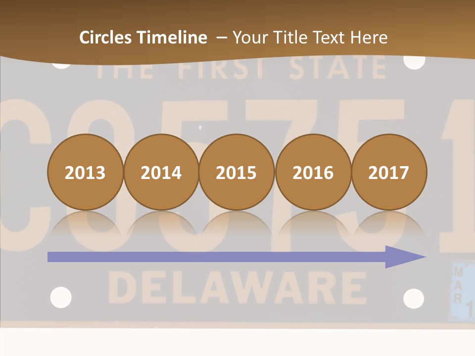 Truck Sign Number PowerPoint Template