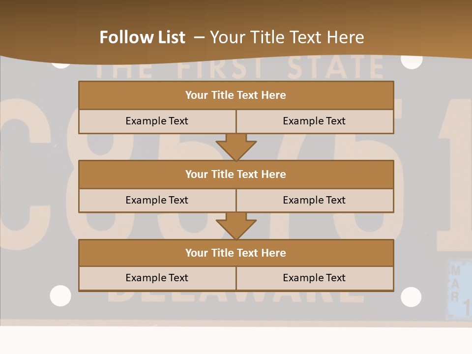 Truck Sign Number PowerPoint Template