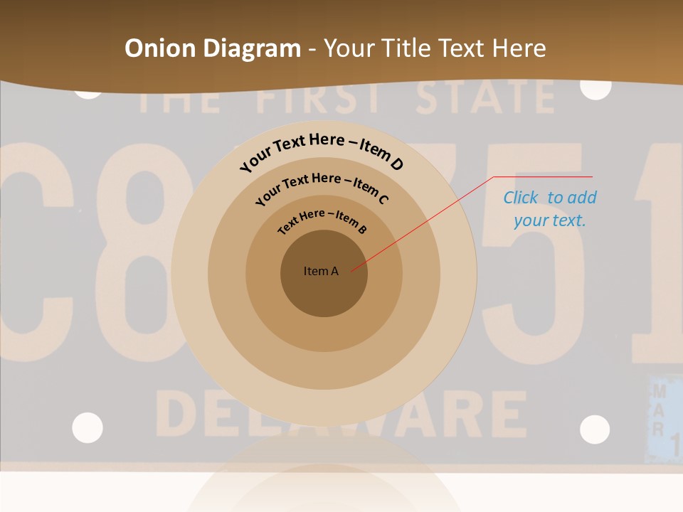Truck Sign Number PowerPoint Template