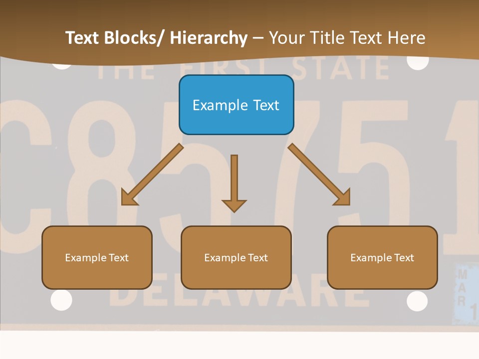 Truck Sign Number PowerPoint Template