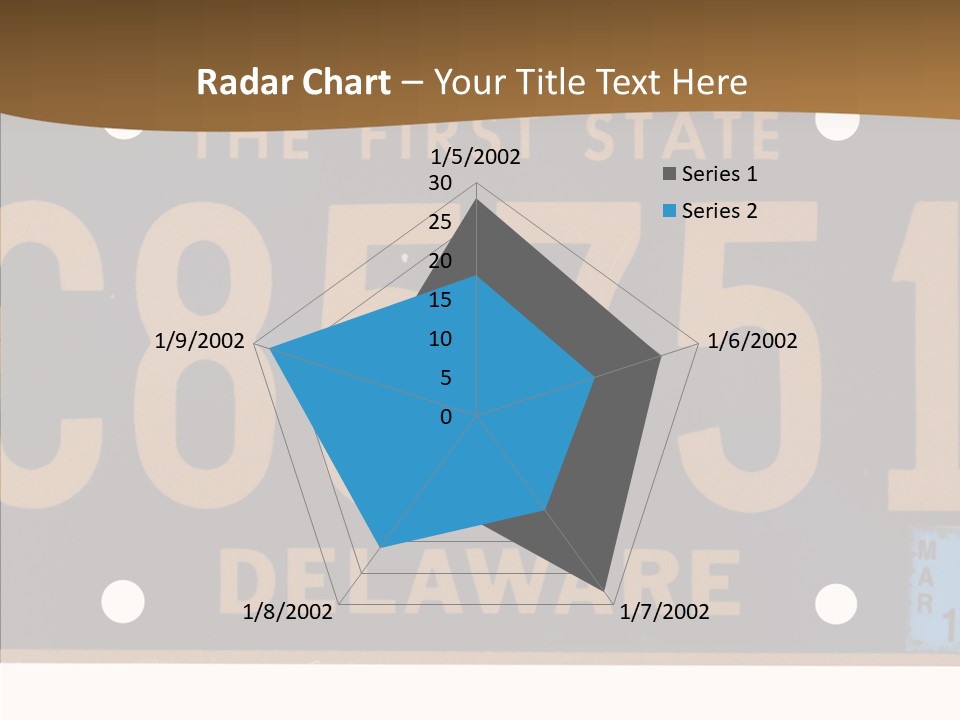 Truck Sign Number PowerPoint Template