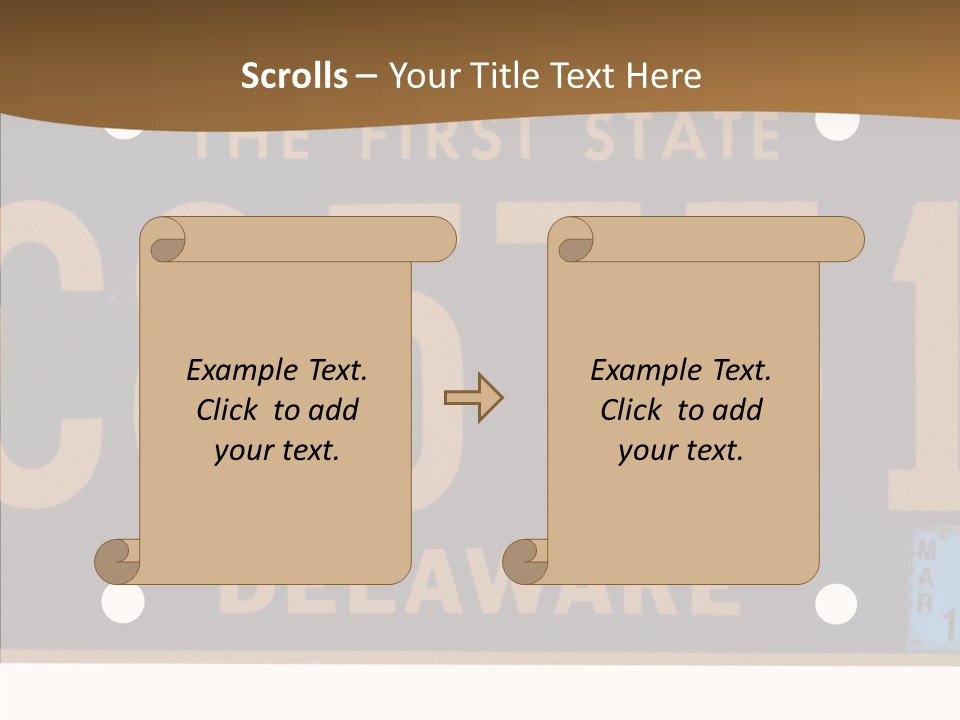 Truck Sign Number PowerPoint Template
