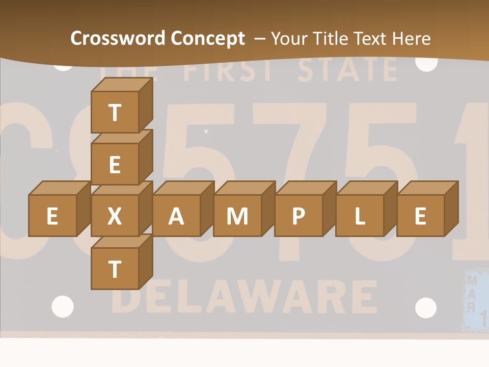 Truck Sign Number PowerPoint Template
