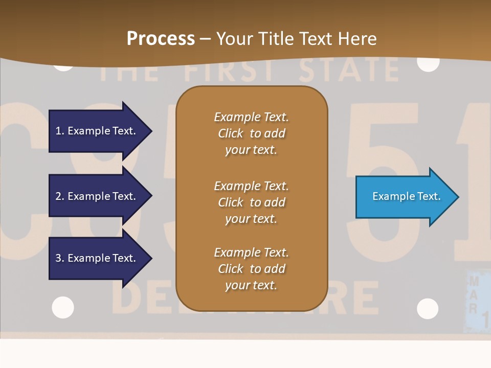 Truck Sign Number PowerPoint Template