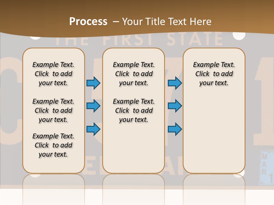 Truck Sign Number PowerPoint Template