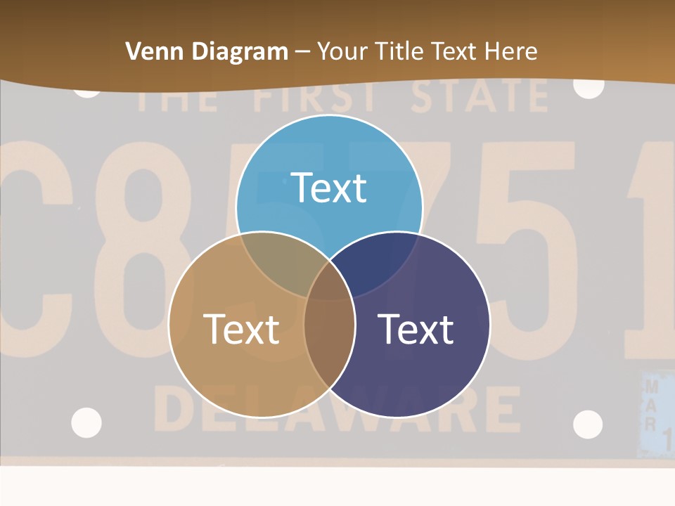 Truck Sign Number PowerPoint Template