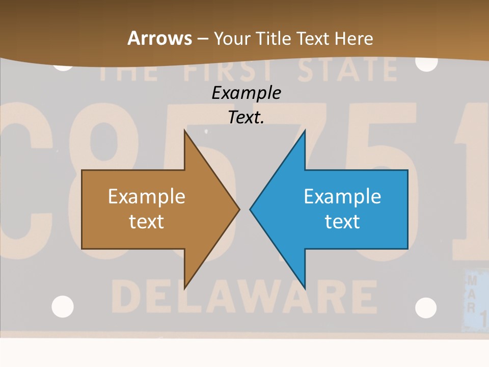 Truck Sign Number PowerPoint Template