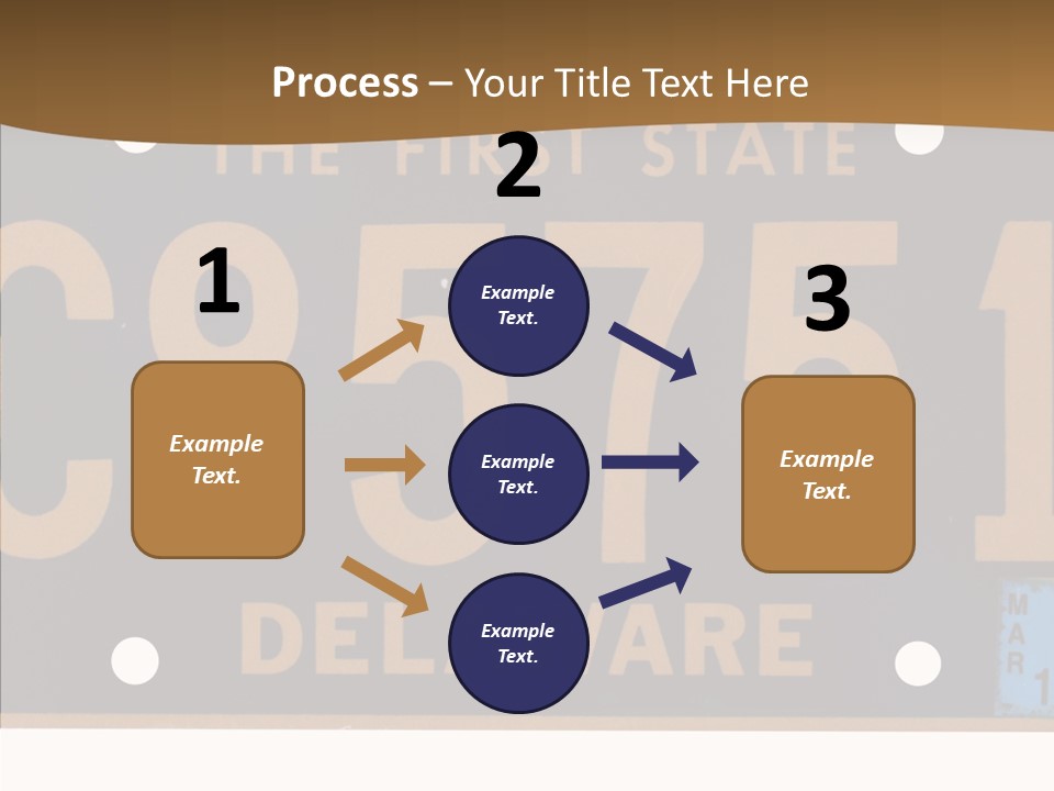 Truck Sign Number PowerPoint Template