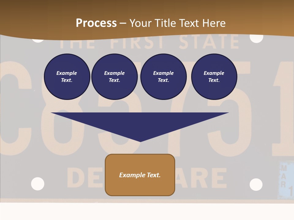 Truck Sign Number PowerPoint Template