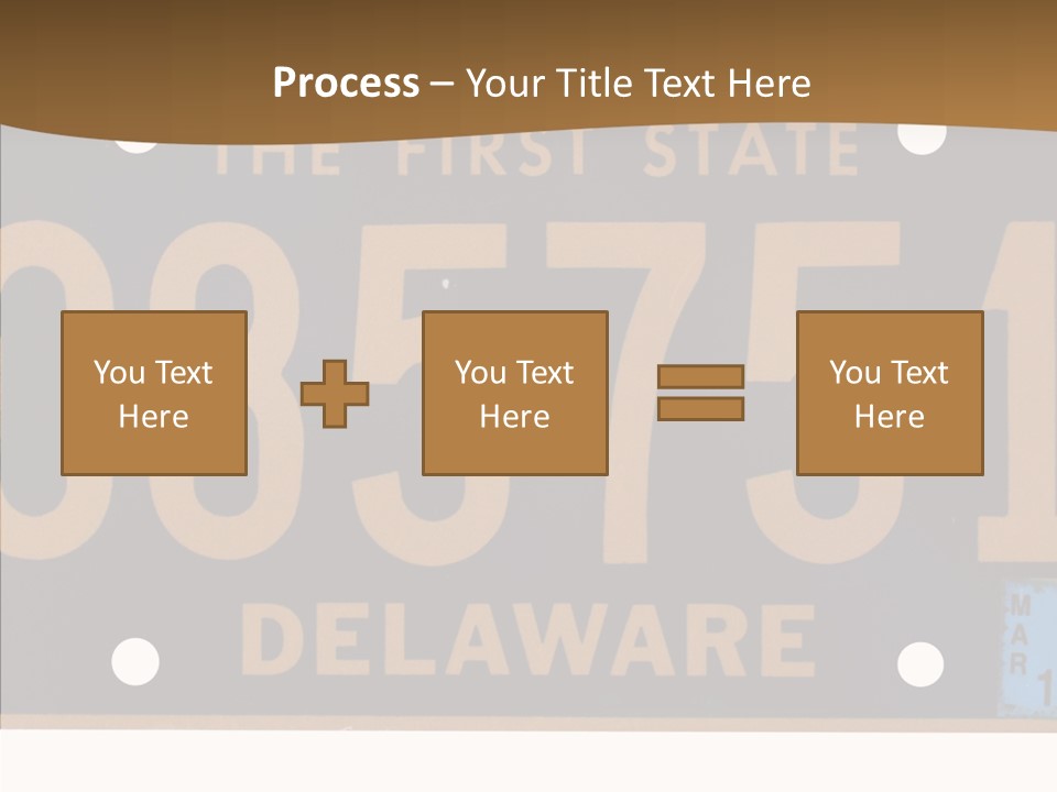Truck Sign Number PowerPoint Template