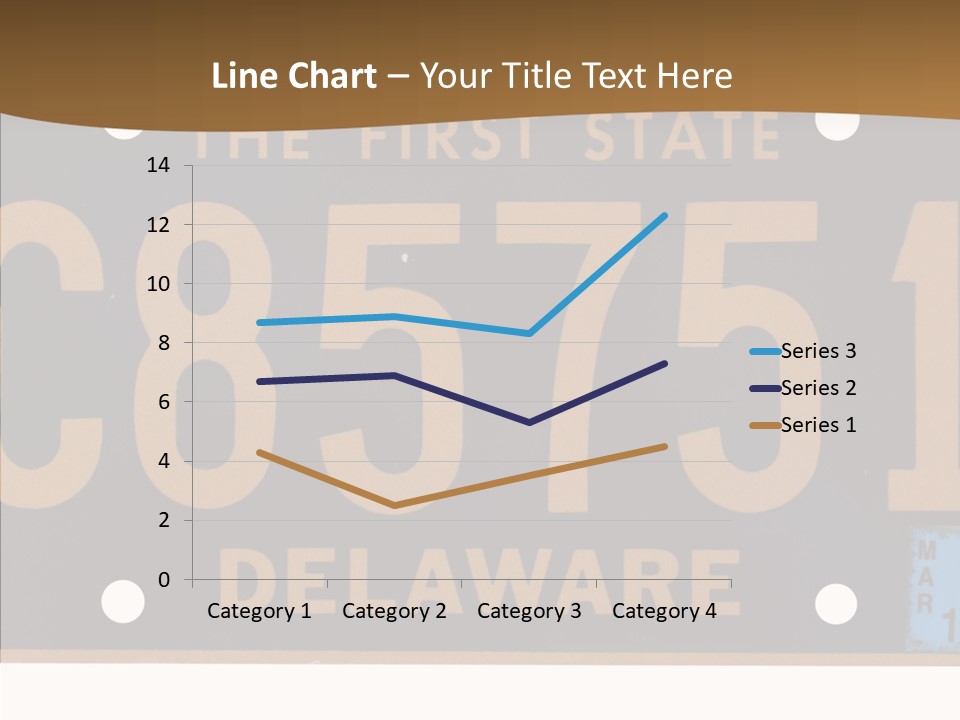 Truck Sign Number PowerPoint Template