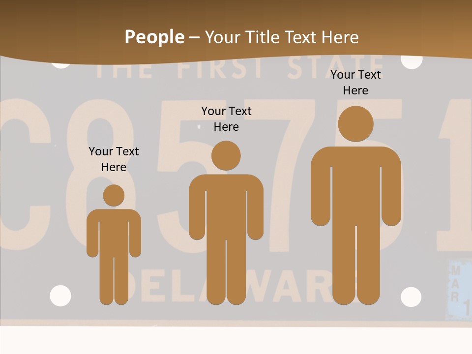 Truck Sign Number PowerPoint Template