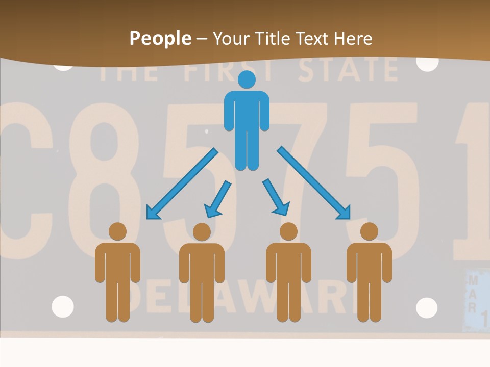 Truck Sign Number PowerPoint Template