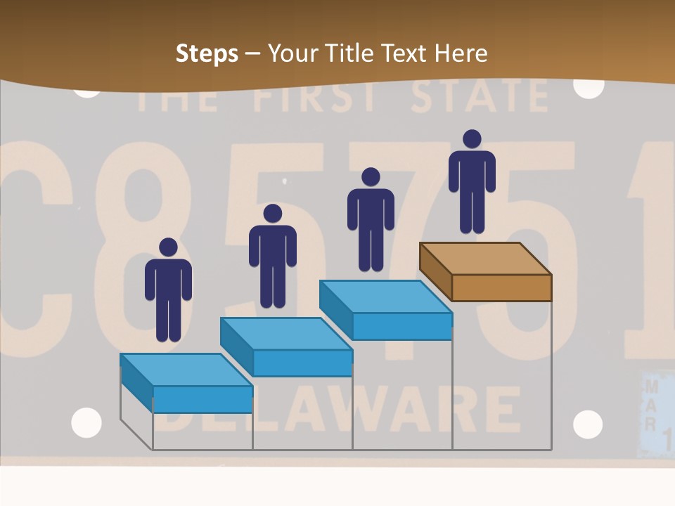 Truck Sign Number PowerPoint Template