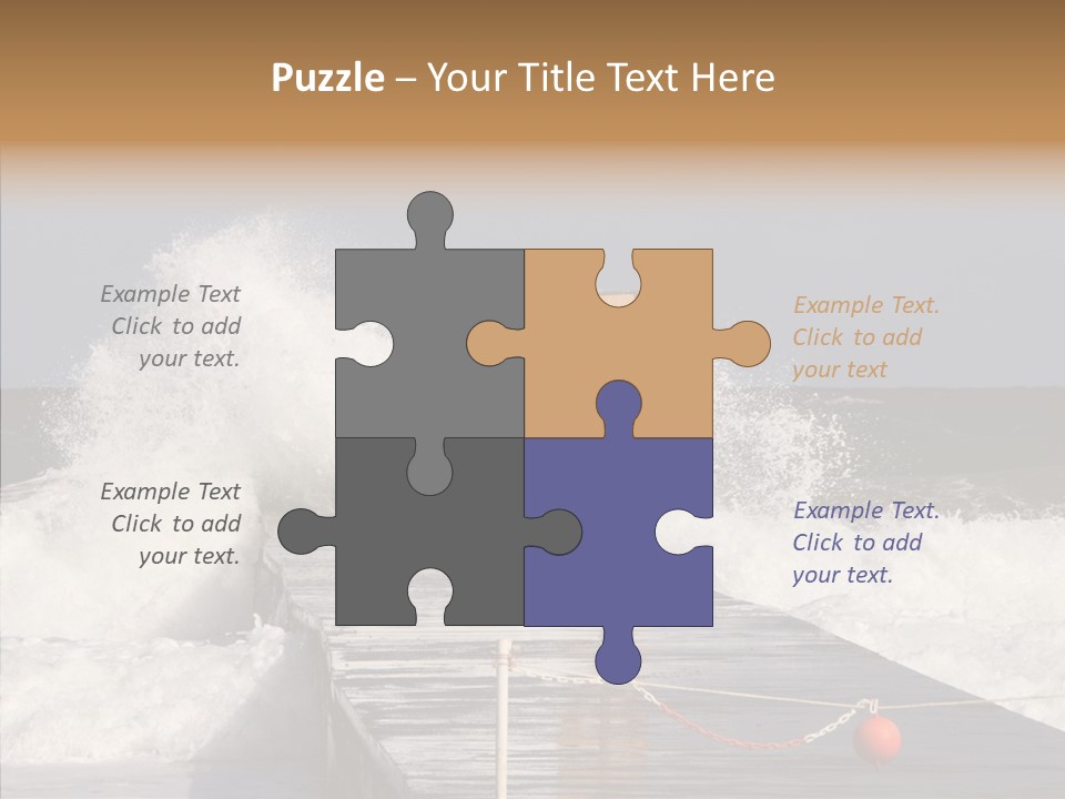 Spray Water Warning PowerPoint Template