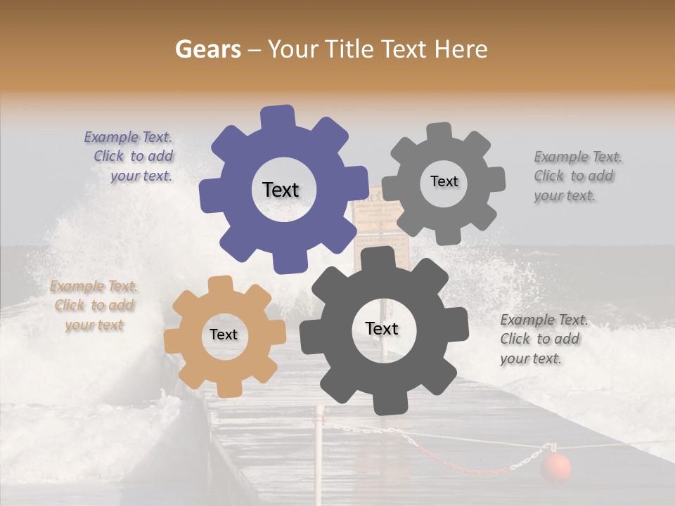 Spray Water Warning PowerPoint Template