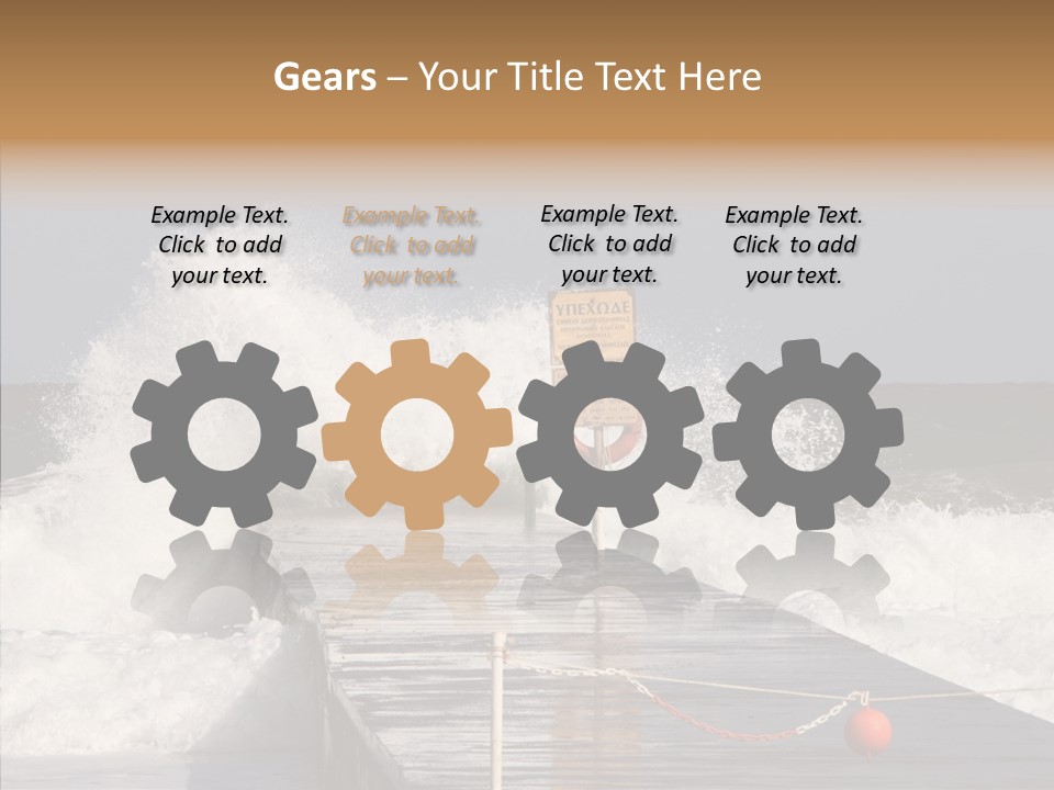 Spray Water Warning PowerPoint Template