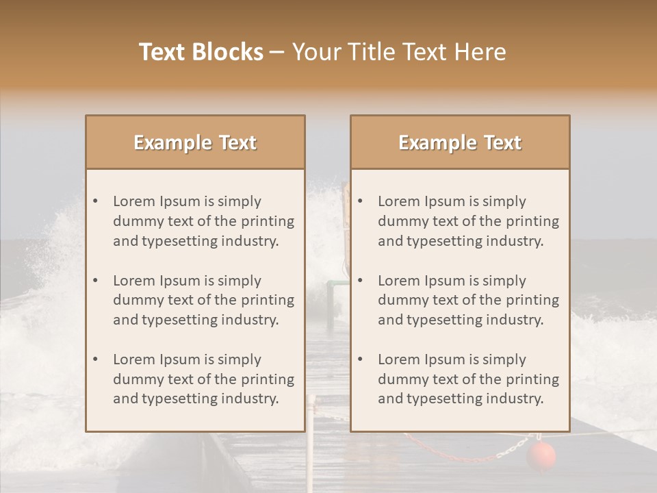 Spray Water Warning PowerPoint Template