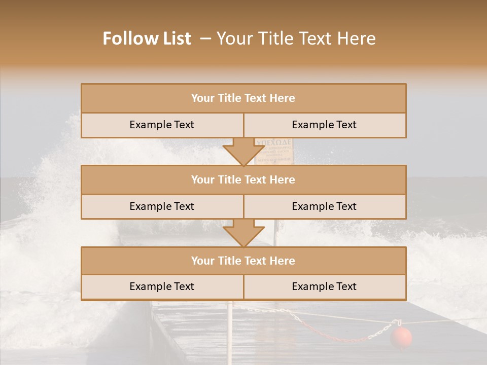 Spray Water Warning PowerPoint Template