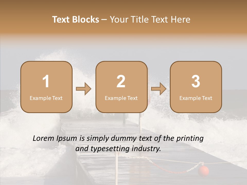 Spray Water Warning PowerPoint Template