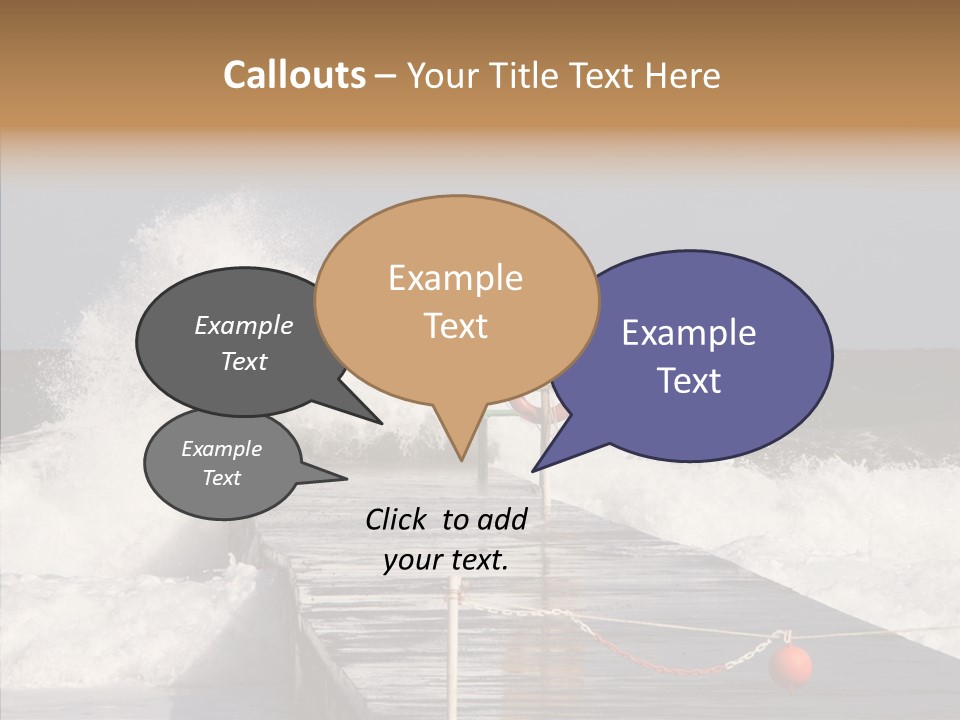 Spray Water Warning PowerPoint Template